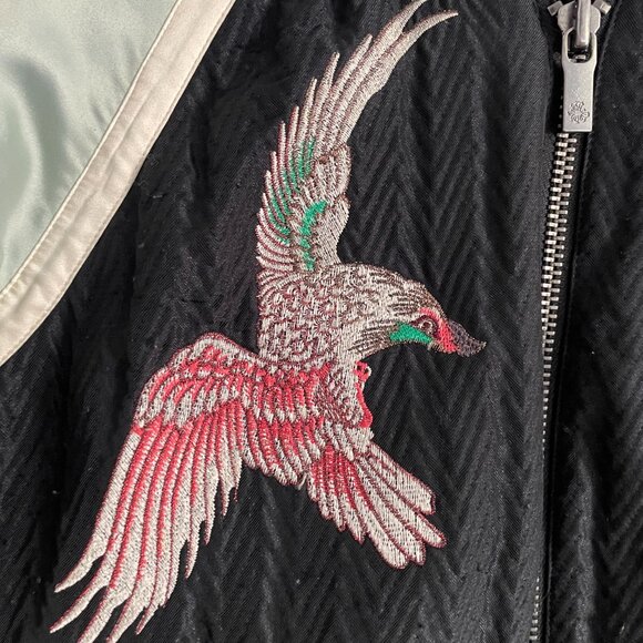 Embroidered Maison Scotch Bomber Jacket - Picture 4 of 6